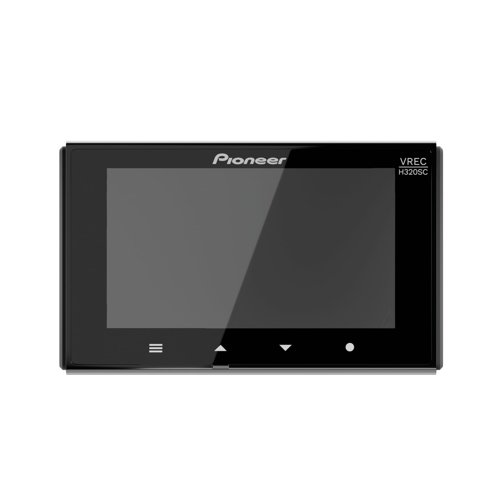 Pioneer VREC-H320SC dashcam with sleek widescreen display for advanced car video recording and safety monitoring.