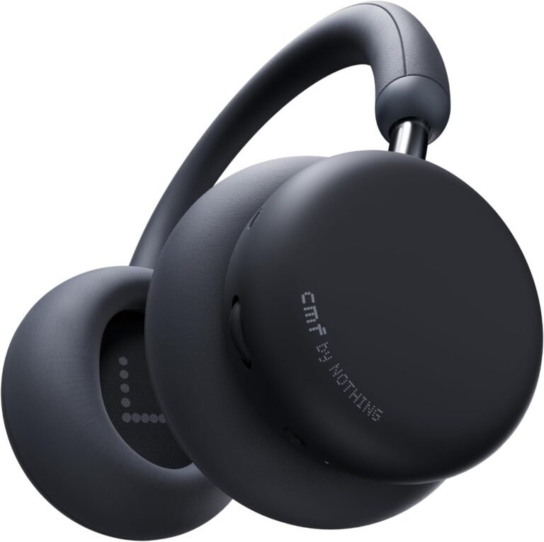 Dark grey CMF by Nothing Headphone Pro showing the over-ear cup design, soft ear cushions and adjustable headband.